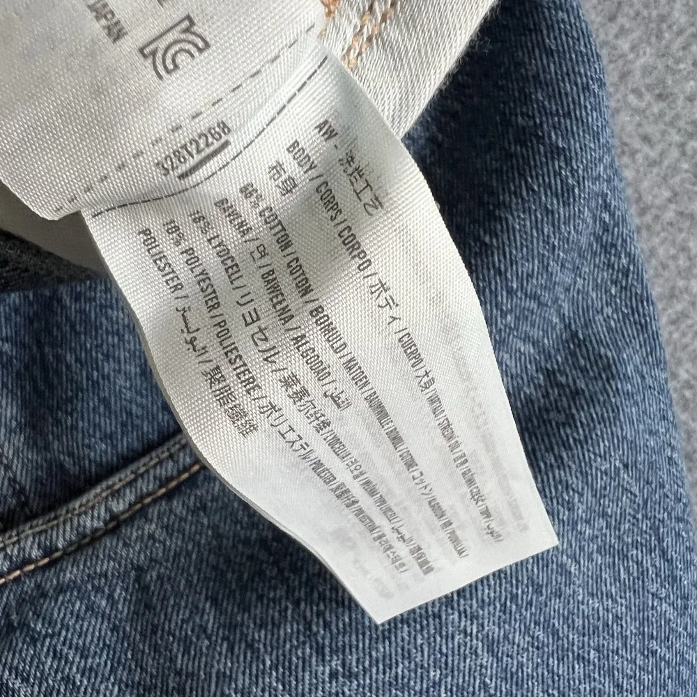 Hollister Y2K Denim Carpenter Shorts Mens 32 Distressed Vtg Baggy Jean Skater - Picture 10 of 12